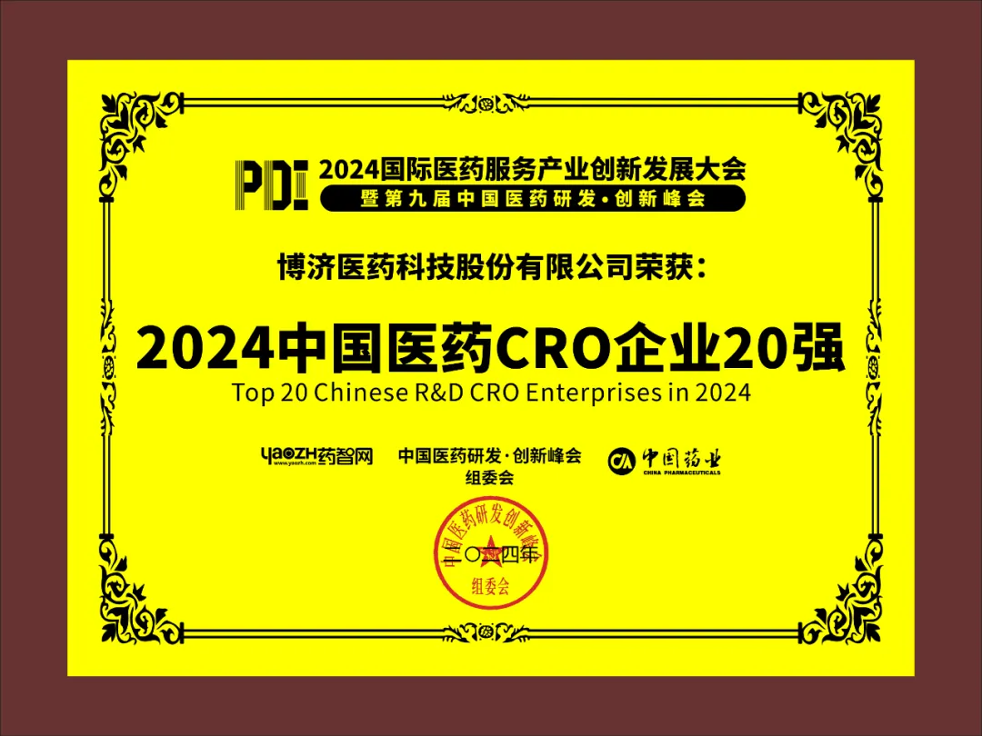 Top 20 Chinese Pharmaceutical CRO Companies in 2024